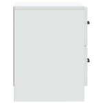 vidaXL Nočný stolík Biela 43 x 34,5 x 44,5 cm Kompozitné drevo – Obrázok 5
