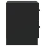 vidaXL Nočný stolík 2 pcs Čierna 43 x 34,5 x 44,5 cm Kompozitné drevo – Obrázok 6