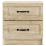 vidaXL Nočný stolík so zásuvkou 2 pcs Dub sonoma 43 x 34,5 x 44,5 cm – Obrázok 5