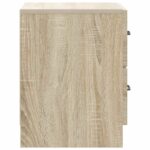 vidaXL Nočný stolík so zásuvkou 2 pcs Dub sonoma 43 x 34,5 x 44,5 cm – Obrázok 6