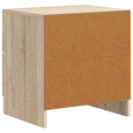 vidaXL Nočný stolík so zásuvkou 2 pcs Dub sonoma 43 x 34,5 x 44,5 cm – Obrázok 7