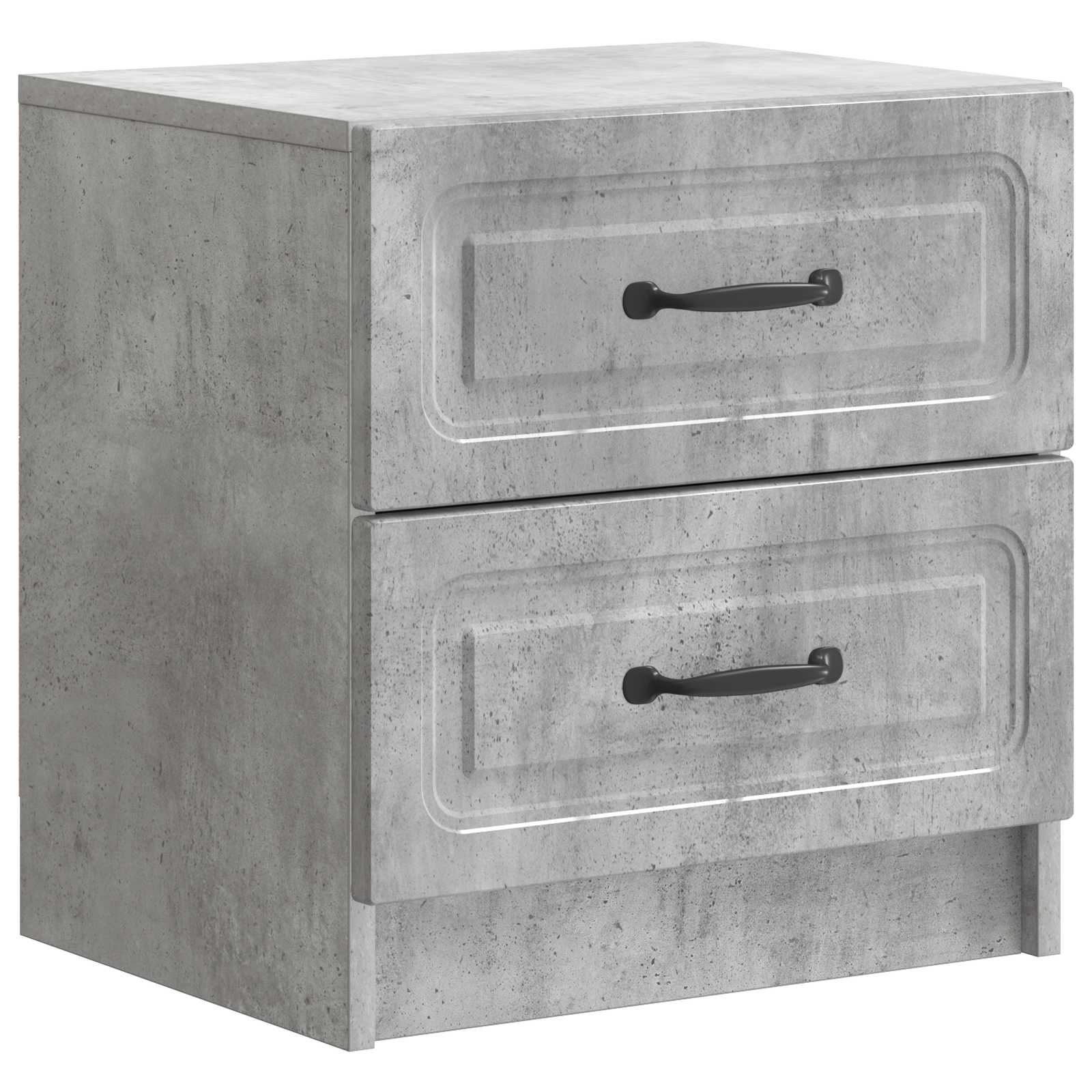 895681_1.jpg vidaXL Nočný stolík Betónovo sivá 43 x 34,5 x 44,5 cm Kompozitné drevo – Obrázok 1