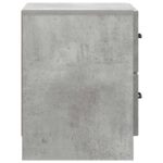 vidaXL Nočný stolík Betónovo sivá 43 x 34,5 x 44,5 cm Kompozitné drevo – Obrázok 5