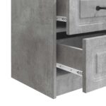 vidaXL Nočný stolík Betónovo sivá 43 x 34,5 x 44,5 cm Kompozitné drevo – Obrázok 8