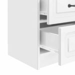 vidaXL Nočný stolík Biela s vysokým leskom 43 x 34,5 x 44,5 cm – Obrázok 8