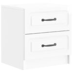 vidaXL Nočný stolík 2 pcs Biela s vysokým leskom 43 x 34,5 x 44,5 cm – Obrázok 3