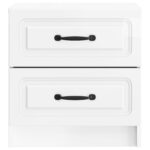 vidaXL Nočný stolík 2 pcs Biela s vysokým leskom 43 x 34,5 x 44,5 cm – Obrázok 5
