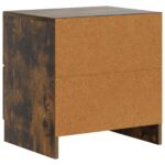 vidaXL Nočný stolík Dymový dub 43 x 34,5 x 44,5 cm Kompozitné drevo – Obrázok 6