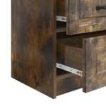 vidaXL Nočný stolík so zásuvkou 2 pcs Dymový dub 43 x 34,5 x 44,5 cm – Obrázok 9