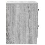 vidaXL Nočný stolík Sivá sonoma 43 x 34,5 x 44,5 cm Kompozitné drevo – Obrázok 5
