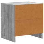 vidaXL Nočný stolík Sivá sonoma 43 x 34,5 x 44,5 cm Kompozitné drevo – Obrázok 6