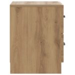 vidaXL Nočný stolík so zásuvkou 2 pcs Dub artisan 43 x 34,5 x 44,5 cm – Obrázok 6