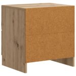vidaXL Nočný stolík so zásuvkou 2 pcs Dub artisan 43 x 34,5 x 44,5 cm – Obrázok 7