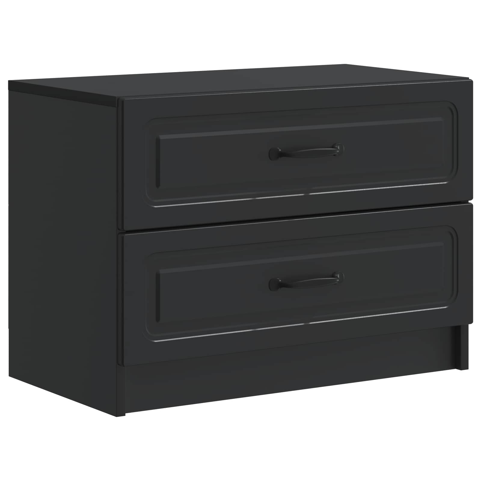 895696_1.jpg vidaXL Nočný stolík Čierna 62 x 34,5 x 44,5 cm Kompozitné drevo – Obrázok 1