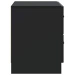 vidaXL Nočný stolík Čierna 62 x 34,5 x 44,5 cm Kompozitné drevo – Obrázok 5