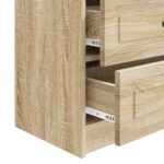 vidaXL Nočný stolík Dub sonoma 62 x 34,5 x 44,5 cm Kompozitné drevo – Obrázok 8