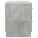 vidaXL Nočný stolík Betónovo sivá 62 x 34,5 x 44,5 cm Kompozitné drevo – Obrázok 5