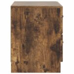 vidaXL Nočný stolík Dymový dub 62 x 34,5 x 44,5 cm Kompozitné drevo – Obrázok 5