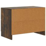 vidaXL Nočný stolík Dymový dub 62 x 34,5 x 44,5 cm Kompozitné drevo – Obrázok 6
