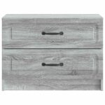 vidaXL Nočný stolík Sivá sonoma 62 x 34,5 x 44,5 cm Kompozitné drevo – Obrázok 4