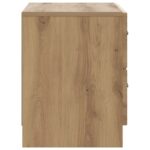 vidaXL Nočný stolík Dub artisan 62 x 34,5 x 44,5 cm Kompozitné drevo – Obrázok 5