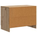vidaXL Nočný stolík Dub artisan 62 x 34,5 x 44,5 cm Kompozitné drevo – Obrázok 6