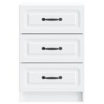 vidaXL Nočný stolík Biela 43 x 41 x 63,5 cm Kompozitné drevo – Obrázok 4