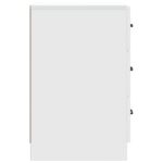 vidaXL Nočný stolík Biela 43 x 41 x 63,5 cm Kompozitné drevo – Obrázok 5