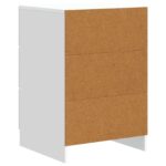 vidaXL Nočný stolík Biela 43 x 41 x 63,5 cm Kompozitné drevo – Obrázok 6