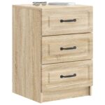 vidaXL Nočný stolík Dub sonoma 43 x 41 x 63,5 cm Kompozitné drevo – Obrázok 2