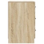 vidaXL Nočný stolík Dub sonoma 43 x 41 x 63,5 cm Kompozitné drevo – Obrázok 5
