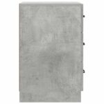 vidaXL Nočný stolík Betónovo sivá 43 x 41 x 63,5 cm Kompozitné drevo – Obrázok 5