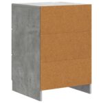 vidaXL Nočný stolík Betónovo sivá 43 x 41 x 63,5 cm Kompozitné drevo – Obrázok 6