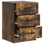 vidaXL Nočný stolík Dymový dub 43 x 41 x 63,5 cm Kompozitné drevo – Obrázok 3