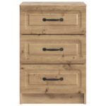vidaXL Nočný stolík Dub artisan 43 x 41 x 63,5 cm Kompozitné drevo – Obrázok 4