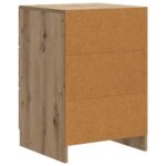 vidaXL Nočný stolík Dub artisan 43 x 41 x 63,5 cm Kompozitné drevo – Obrázok 6