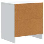 vidaXL Nočný stolík Biela 43 x 34,5 x 47 cm Kompozitné drevo – Obrázok 6