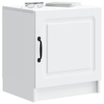 vidaXL Nočný stolík 2 pcs Biela 43 x 34,5 x 47 cm Kompozitné drevo – Obrázok 2