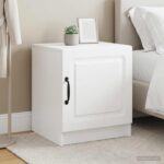 vidaXL Nočný stolík 2 pcs Biela 43 x 34,5 x 47 cm Kompozitné drevo – Obrázok 13