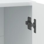 vidaXL Nočný stolík 2 pcs Biela 43 x 34,5 x 47 cm Kompozitné drevo – Obrázok 9