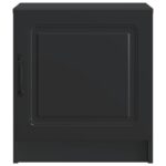 vidaXL Nočný stolík Čierna 43 x 34,5 x 47 cm Kompozitné drevo – Obrázok 4