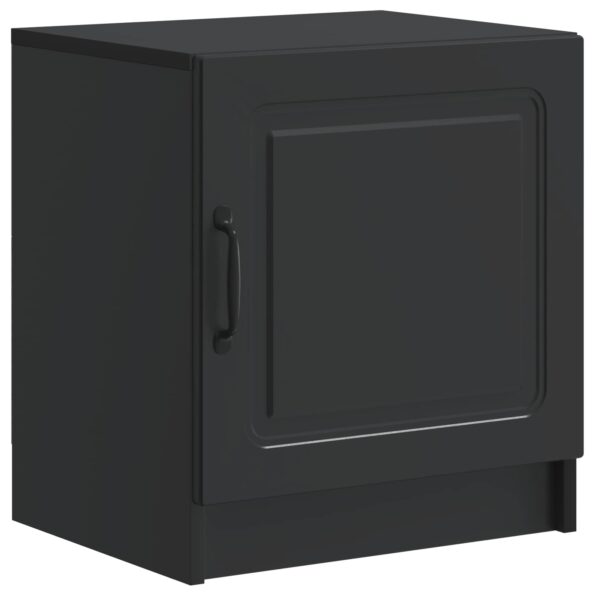 vidaXL Nočný stolík 2 pcs Čierna 43 x 34,5 x 47 cm Kompozitné drevo – Obrázok 3
