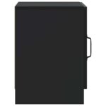 vidaXL Nočný stolík 2 pcs Čierna 43 x 34,5 x 47 cm Kompozitné drevo – Obrázok 6