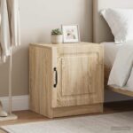 vidaXL Nočný stolík 2 pcs Dub sonoma 43 x 34,5 x 47 cm