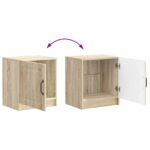 vidaXL Nočný stolík 2 pcs Dub sonoma 43 x 34,5 x 47 cm – Obrázok 10