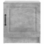 vidaXL Nočný stolík Betónovo sivá 43 x 34,5 x 47 cm Kompozitné drevo – Obrázok 4