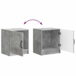 vidaXL Nočný stolík 2 pcs Betónovo sivá 43 x 34,5 x 47 cm – Obrázok 10
