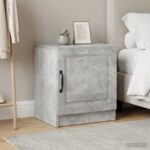 vidaXL Nočný stolík 2 pcs Betónovo sivá 43 x 34,5 x 47 cm – Obrázok 13