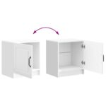 vidaXL Nočný stolík Biela s vysokým leskom 43 x 34,5 x 47 cm – Obrázok 9