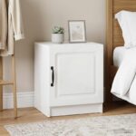 vidaXL Nočný stolík 2 pcs Biela s vysokým leskom 43 x 34,5 x 47 cm – Obrázok 12